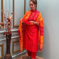 Elevate your style with our cotton silk kurti set