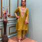 Radiate festive charm in our raw silk kurti set