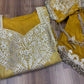 Elevate your festive charm with our luxurious tissue shimmer fabric cord set