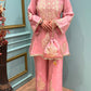Drape yourself in elegance with our luxe tissue shimmer cord-sets