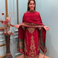 Elevate your festive wardrobe with our luxurious unstitched suit