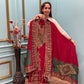 Elevate your festive wardrobe with our luxurious unstitched suit
