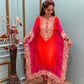 Redefine festive elegance with our stunning kaftan set crafted in luxurious crape fabric