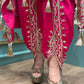 Redefine festive elegance with our stunning kaftan set crafted in luxurious crape fabric