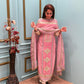 Elegance with our unstitched suit collection crafted in rich crush tissue shimmer