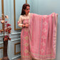 Elegance with our unstitched suit collection crafted in rich crush tissue shimmer