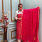 luxurious Khaddi Georgette with all-over Banarasi weaving