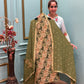 luxurious Khaddi Georgette with all-over Banarasi weaving
