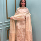 luxurious unstitched suit set crafted in gazzi silk shimmer fabric