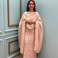 Elevate your festive look with our unstitched suit in Organza shimme