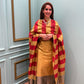 Discover timeless charm with our unstitched suit set crafted in Mul Chanderi