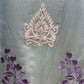 Step into elegance with our premium unstitched organza shimmer suits