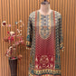 Elegant crape silk kurti with intricate digital print