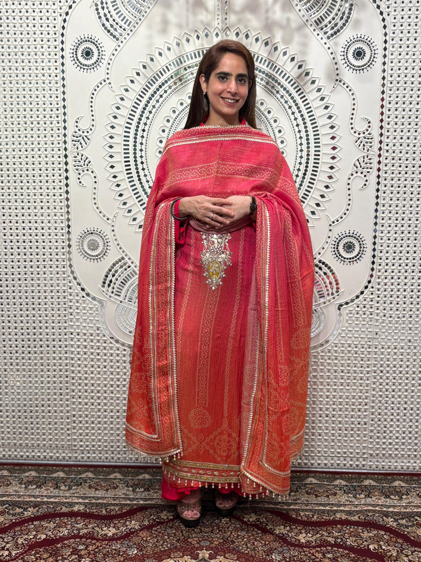 Elevate your festive wardrobe with our unstitched suit
