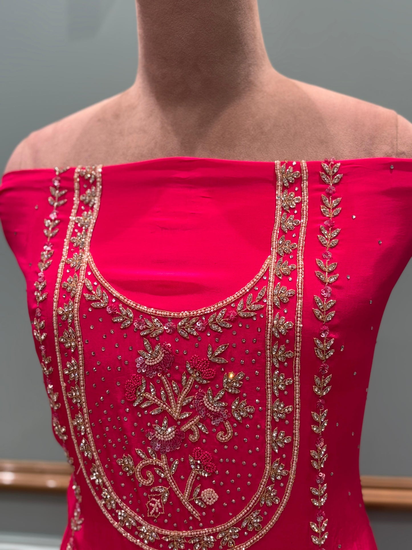Unveil timeless elegance with our premium unstitched suit