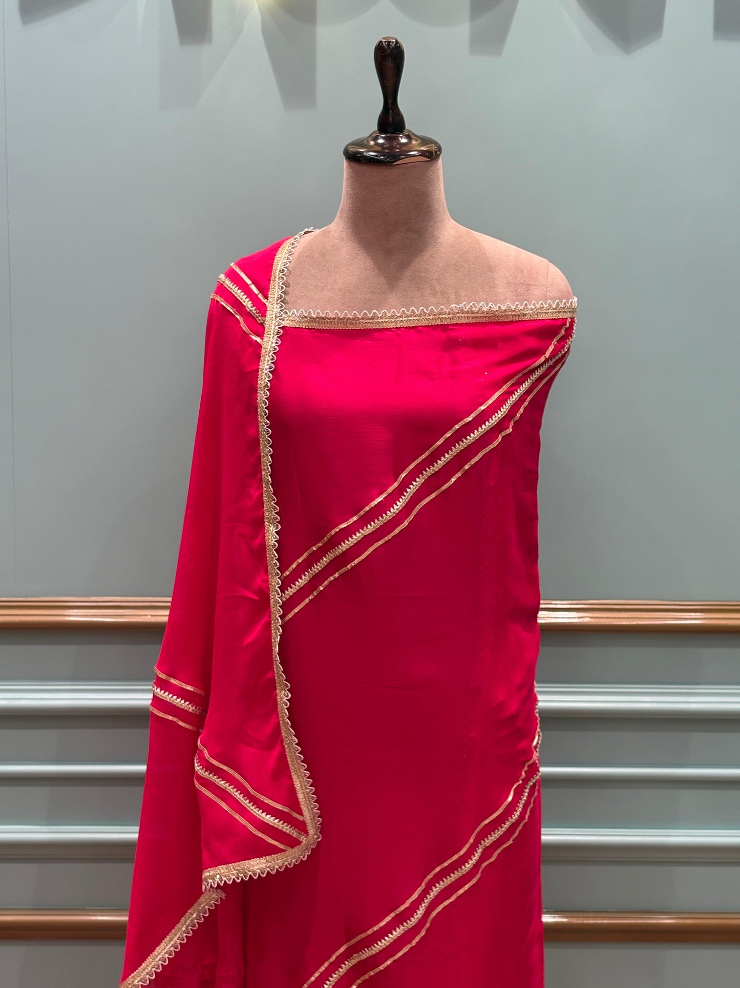 Elevate your festive wardrobe with our luxurious Crape Silk