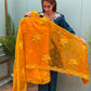 Unstitched suit collection in organza shimmer fabric