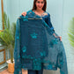 Unstitched suit collection in organza shimmer fabric