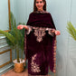 Presenting our luxurious unstitched velvet suit