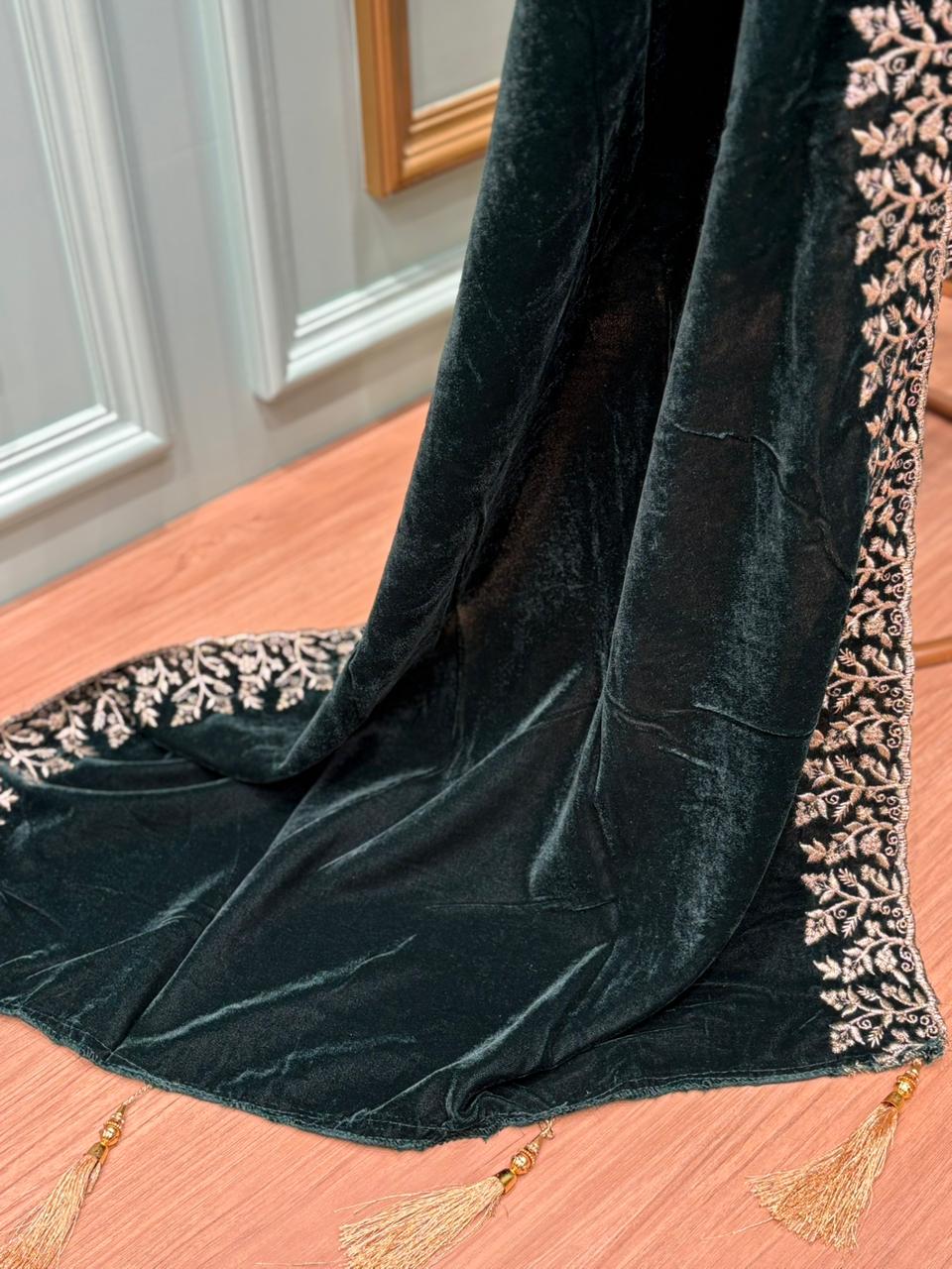 Presenting our luxurious velvet unstitched suit collection