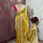 Beautiful running saree comes in premium shimmer organza,