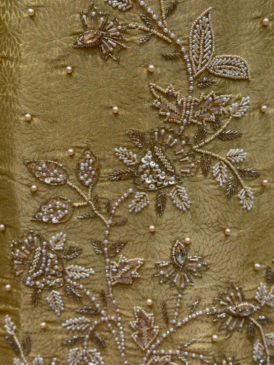 Premium Organza Shimmer Suit