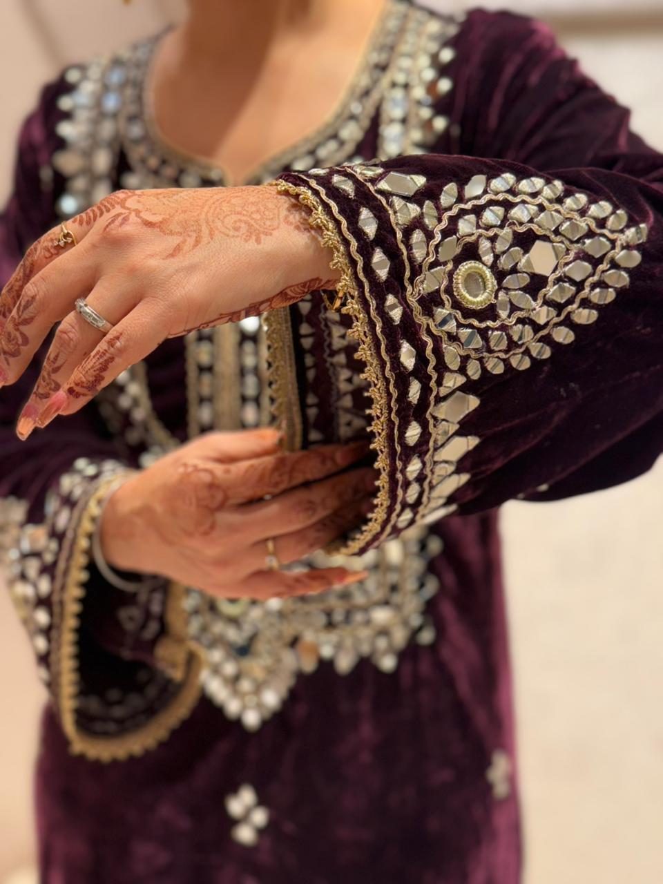 Premium Velvet Pheran Collection is here to make winters look royal!