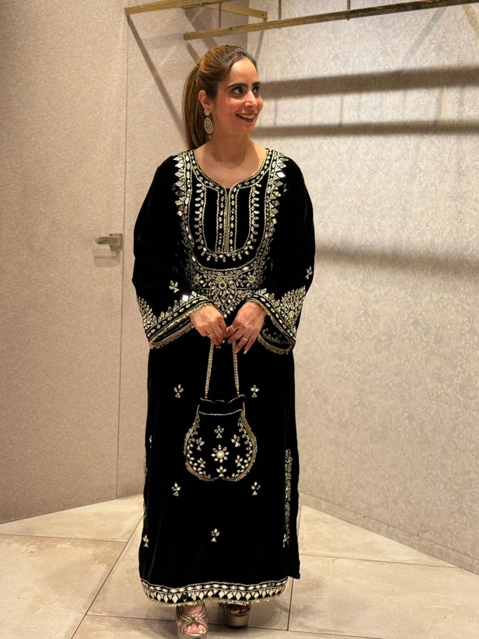 Premium Velvet Pheran Collection is here to make winters look royal!