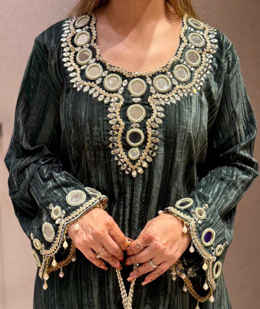 Luxury crush velvet cord-set