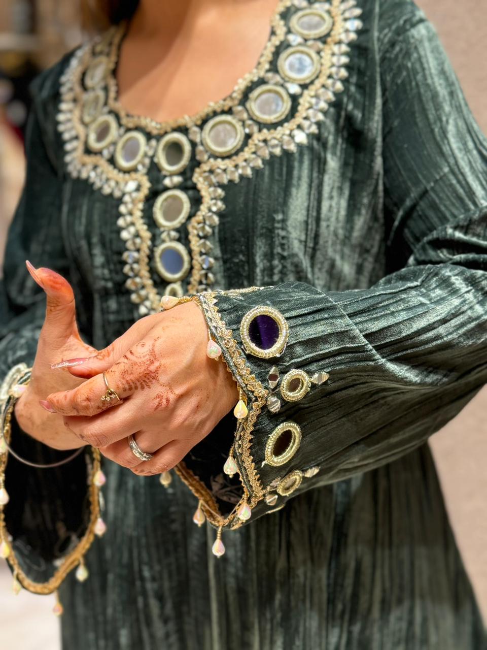 Luxury crush velvet cord-set