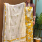 Graceful unstitched cotton suit fabric blends comfort
