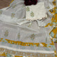 Graceful unstitched cotton suit fabric blends comfort