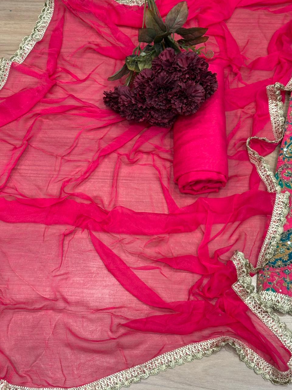 Elegant unstitched suit is designed to make a graceful statement