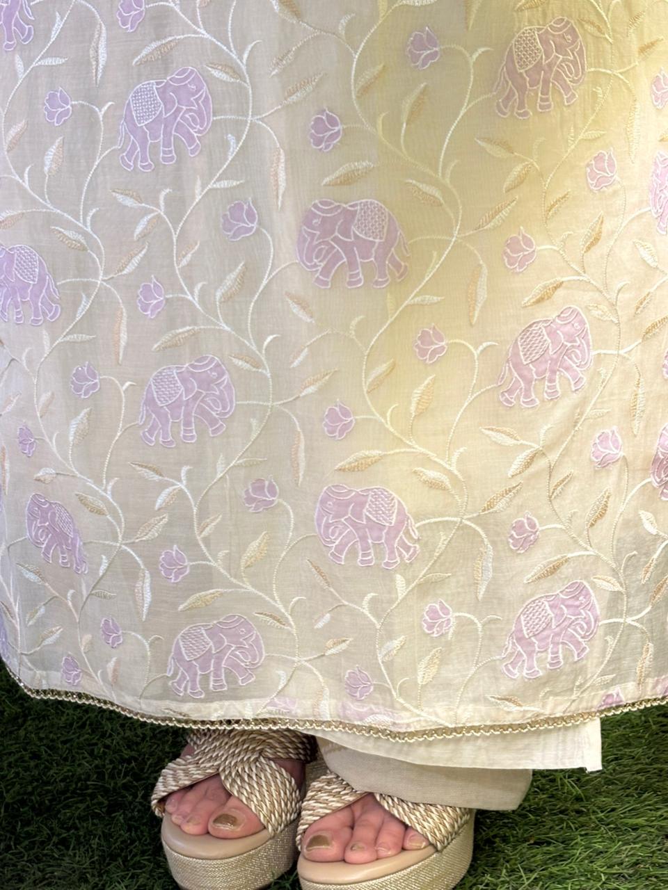 Experience effortless elegance with our beautifully designed unstitched suit