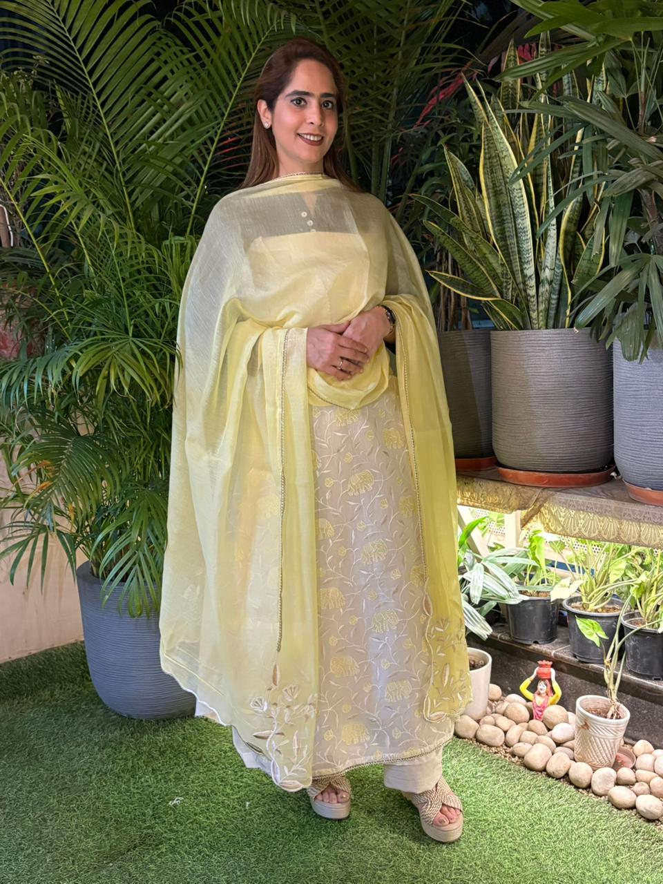 Experience effortless elegance with our beautifully designed unstitched suit