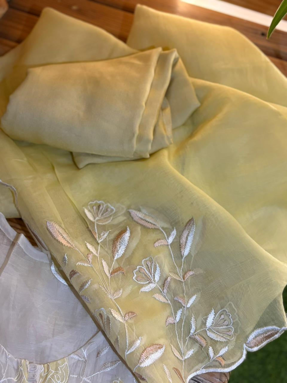 Experience effortless elegance with our beautifully designed unstitched suit