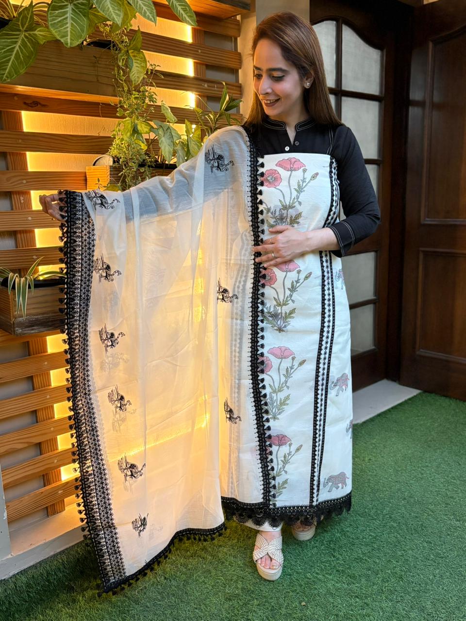 Crafted in soft breathable cotton fabric