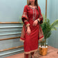 Beautifully designed cotton kurti set