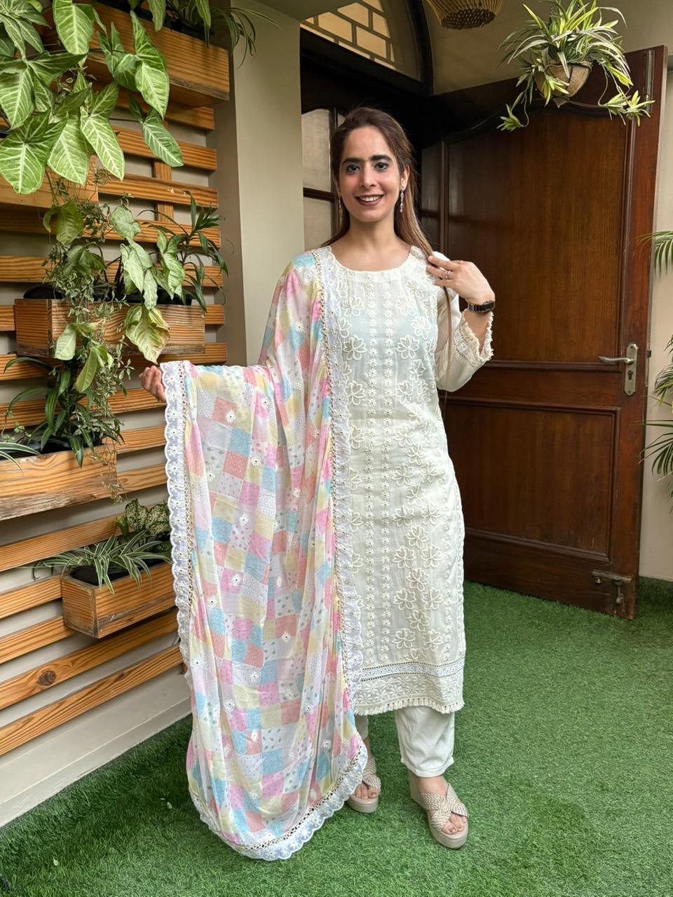 Grace meets comfort in this beautifully crafted cotton