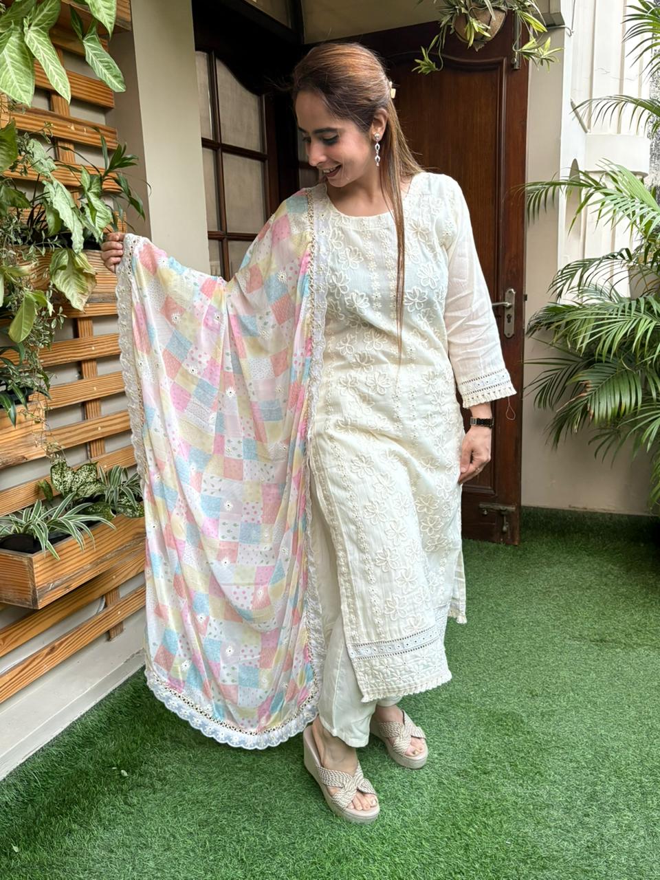 Grace meets comfort in this beautifully crafted cotton