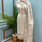 Elegant unstitched suit crafted in pure linen cotton fabric