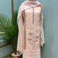 Graceful and timeless, this beautiful unstitched cotton suit