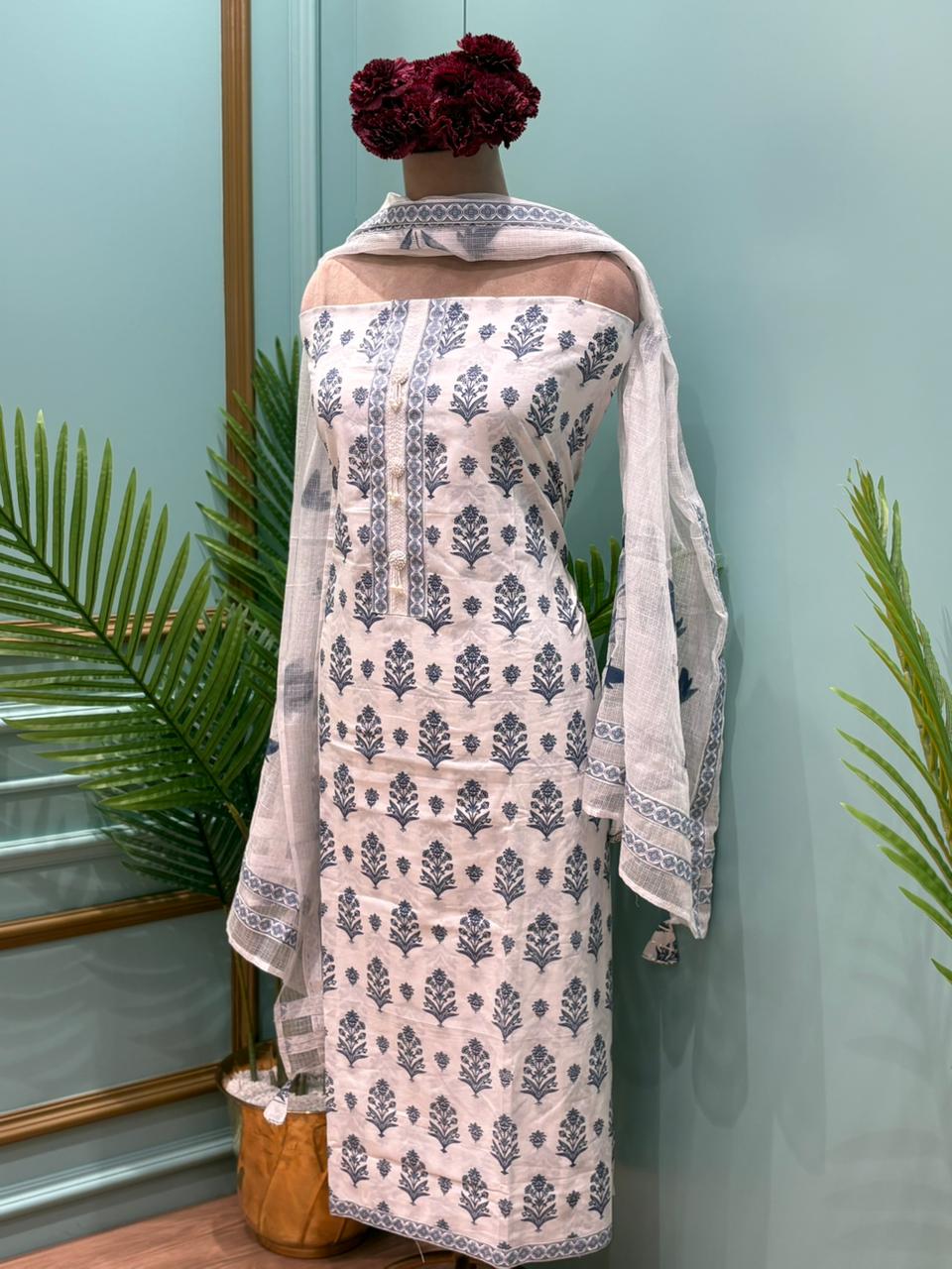 Step into effortless elegance with this beautiful unstitched