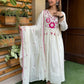 Beautiful mul cotton kurti set is designed for effortless elegance