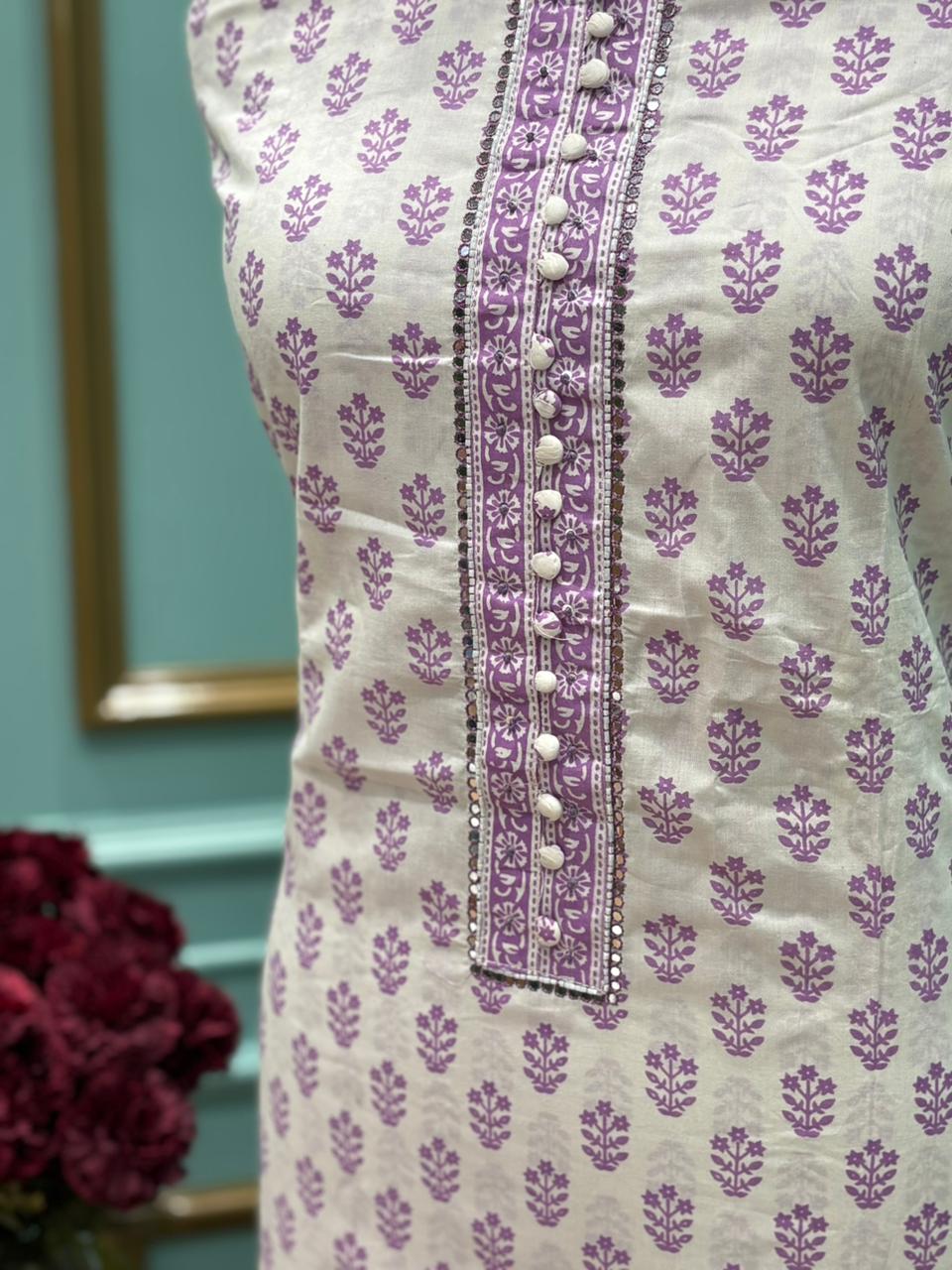 Beautiful unstitched suit crafted