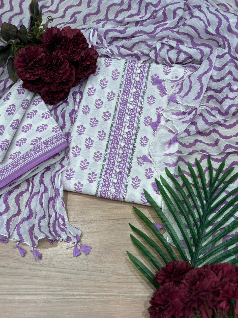 Beautiful unstitched suit crafted