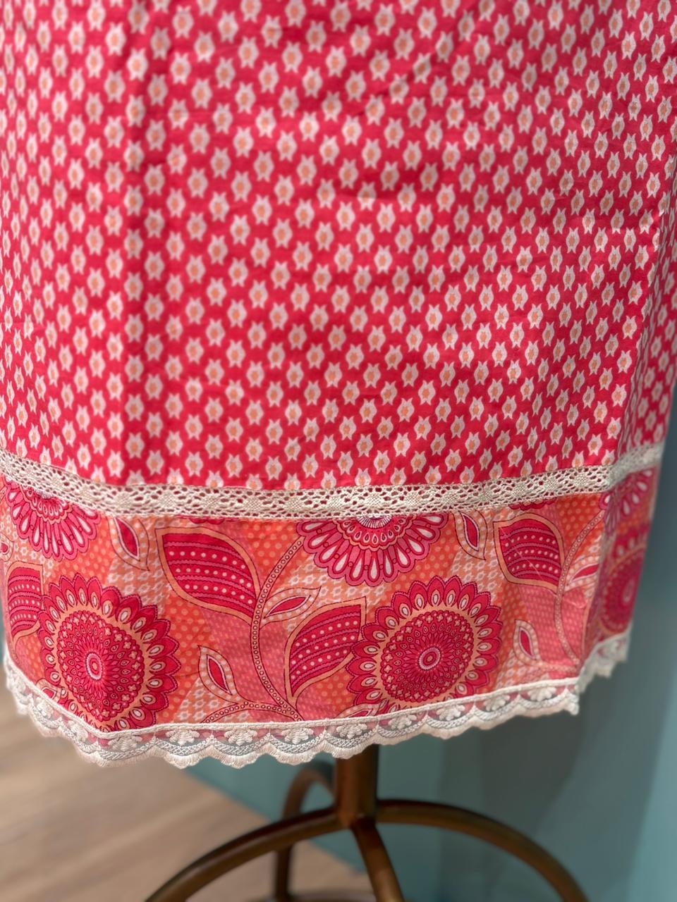 Elegance with this beautifully designed unstitched suit set