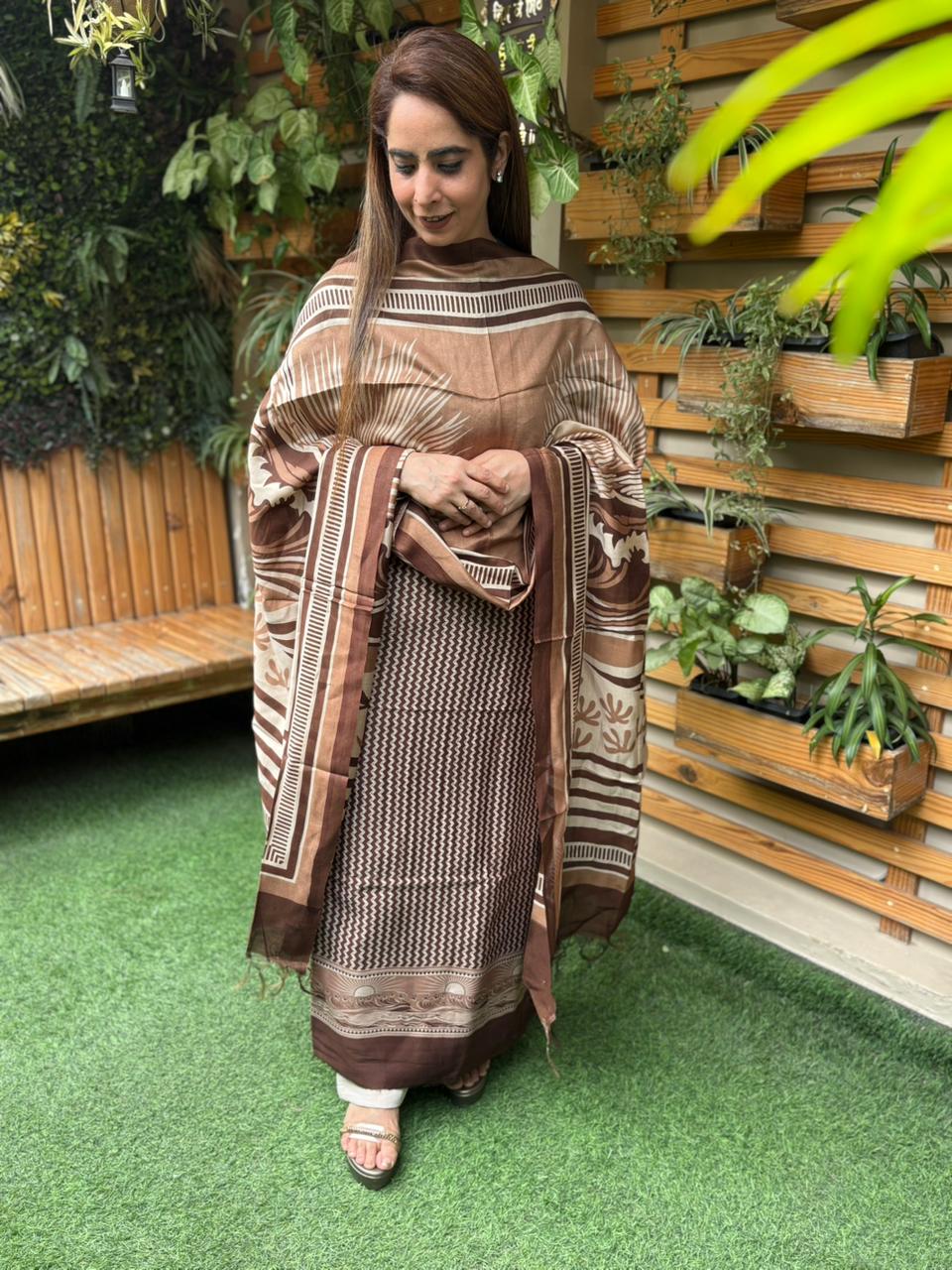 Premium Maheshwari cotton fabric