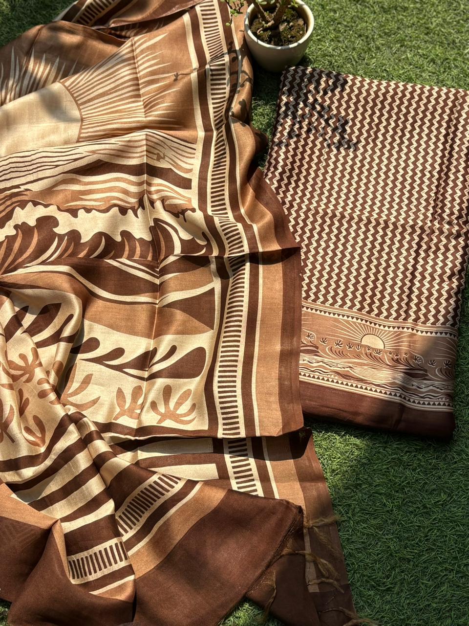 Premium Maheshwari cotton fabric