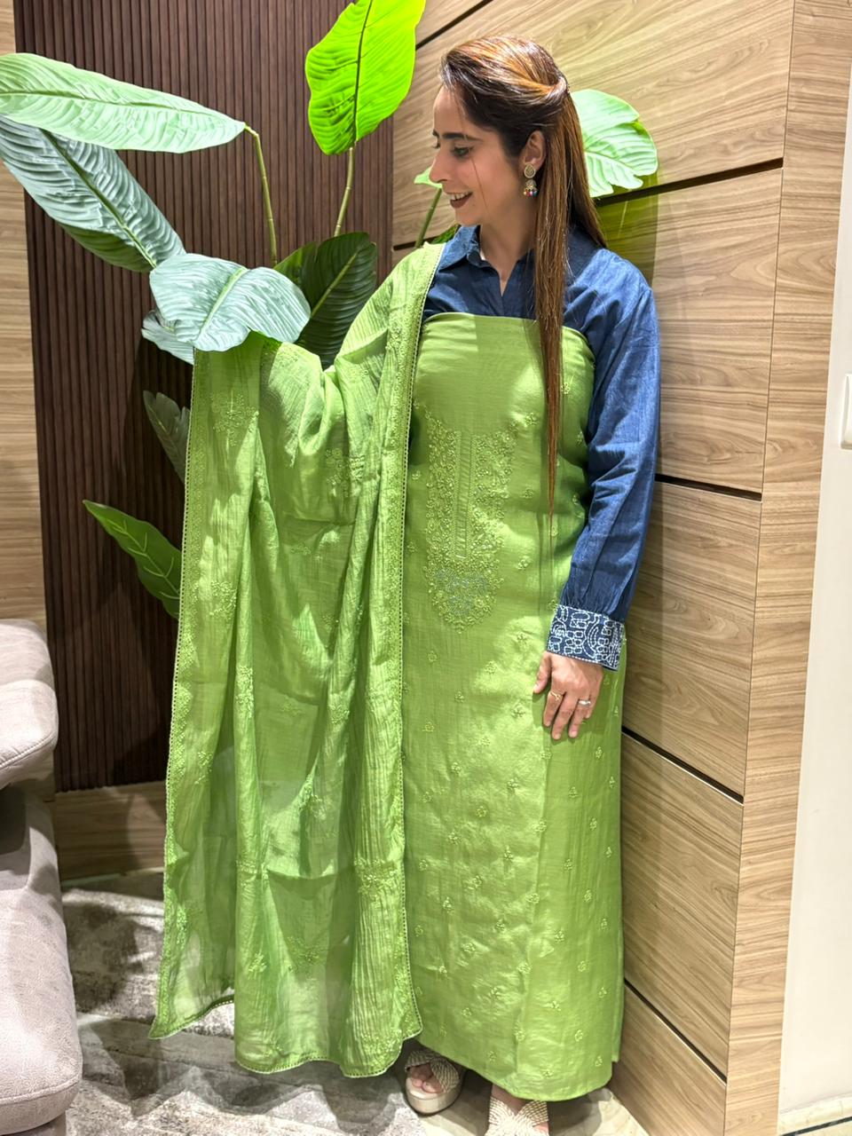 Mul cotton unstitched suit is your everyday luxury